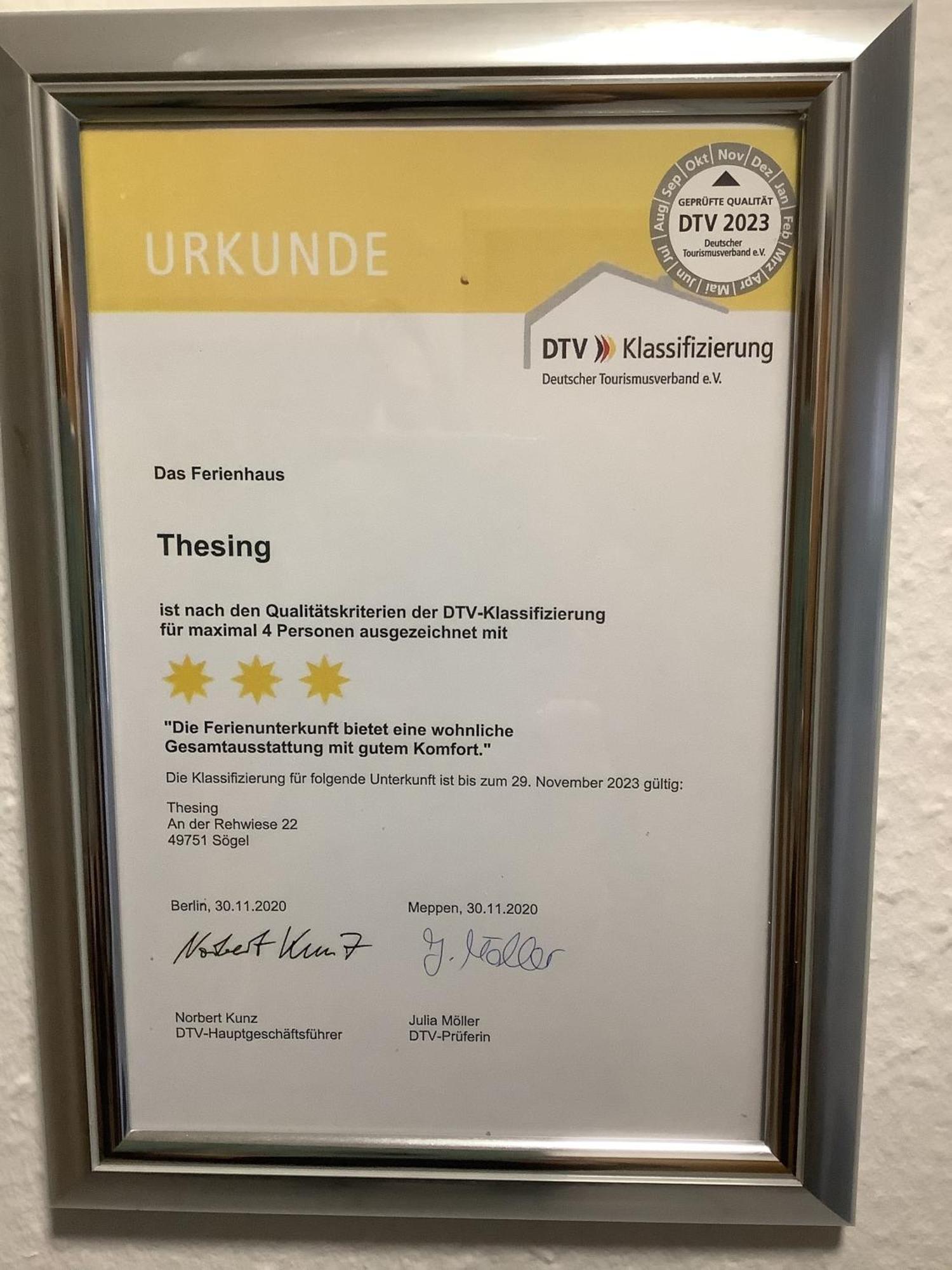 Ferienhaus Thesing 소겔 외부 사진